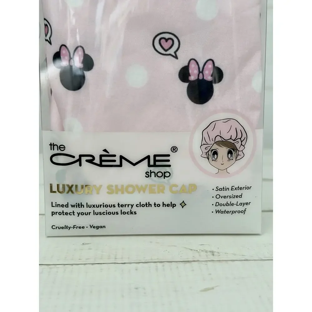 The Creme Shop Disney Minnie Mouse Luxury Shower Cap Pink NIP